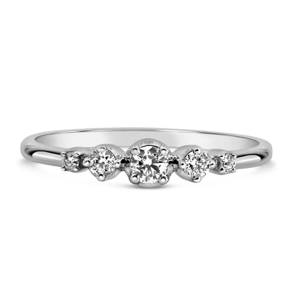 White Gold Diamond Ring with .20 Carat TW in 10kt Gold